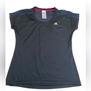 Adidas Black Short Sleeve Active Shirt, Women’s Size M